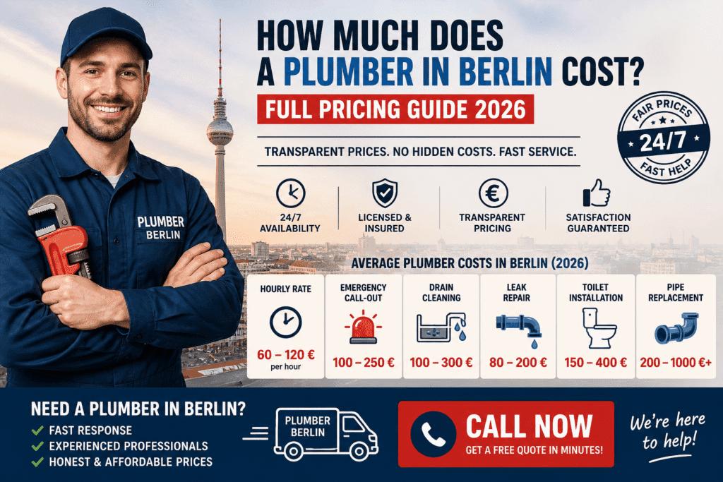 Plumber in Berlin costs
